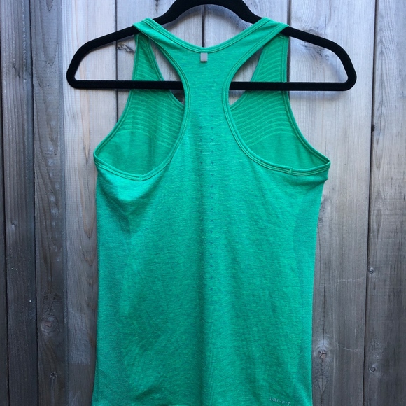 Nike green racerback tank - Picture 3 of 5